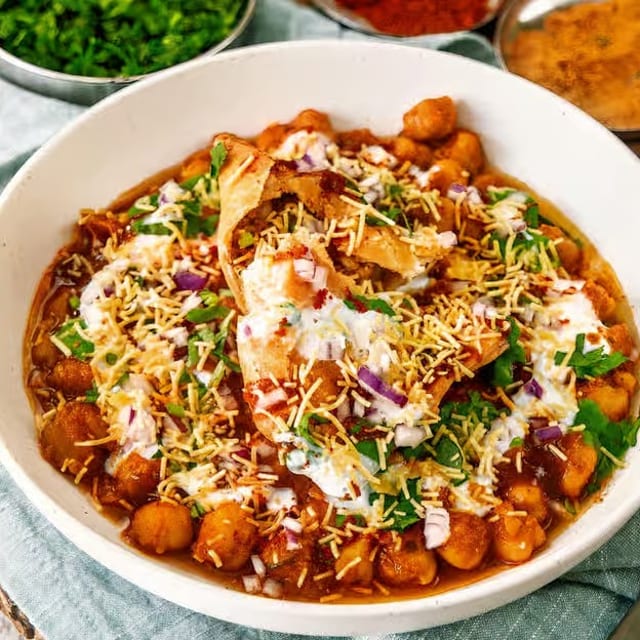 Samosa Chaat.